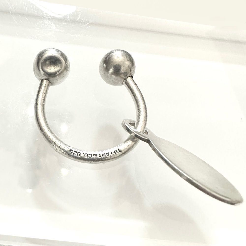 ❌SOLD❌ 💎 Tiffany & Co. Sterling Silver 'RETURN TO TIFFANY' Dog Tag Keyring - Picture 6 of 13